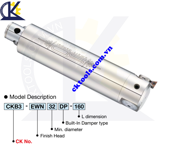 Đầu doa lỗ BIG DAISHOWA  CKB3-EWN32DP-160 , Holder BIG DAISHOWA CKB3-EWN32DP-160 , CK BORING SYSTEM CKB3-EWN32DP-160