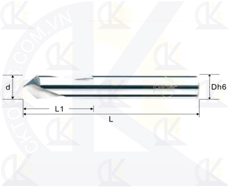 Mũi khoan tâm CMTec CDP90-CDP