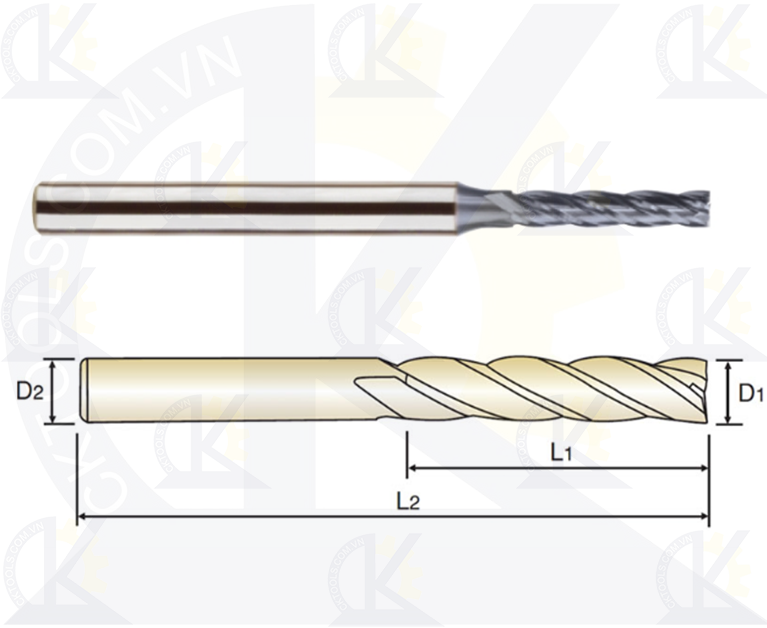 Dao phay hợp kim YG SEME72, Dao phay trụ YG SEME72
