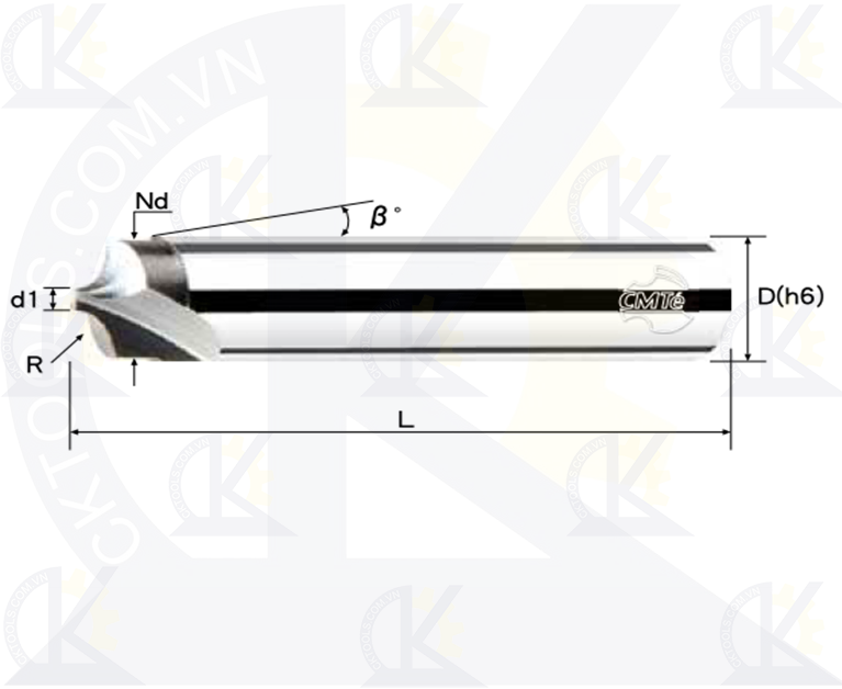 Dao phay hợp kim đặc biệt CMTec CEIR, Dao phay CMTéc CEIR2