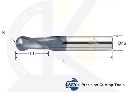 Dao phay cầu CMTéc CEBM2-CEB2