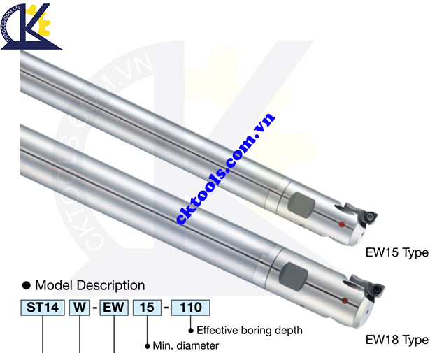 Đầu doa lỗ BIG DAISHOWA  ST14W-EW15- , Holder BIG DAISHOWA  ST14W-EW15- , CK BORING SYSTEM  ST14W-EW15-